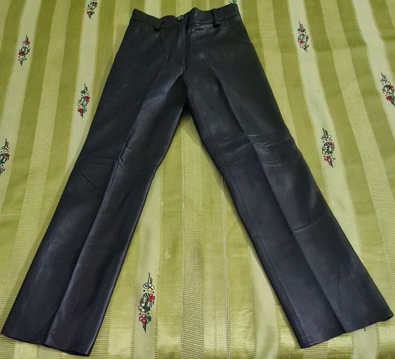 Pure Genuine Black leather pants