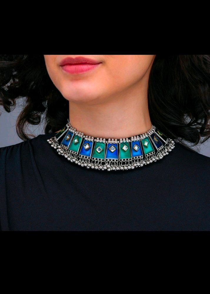 Heritage Heirloom Ethnic Enamel Choker