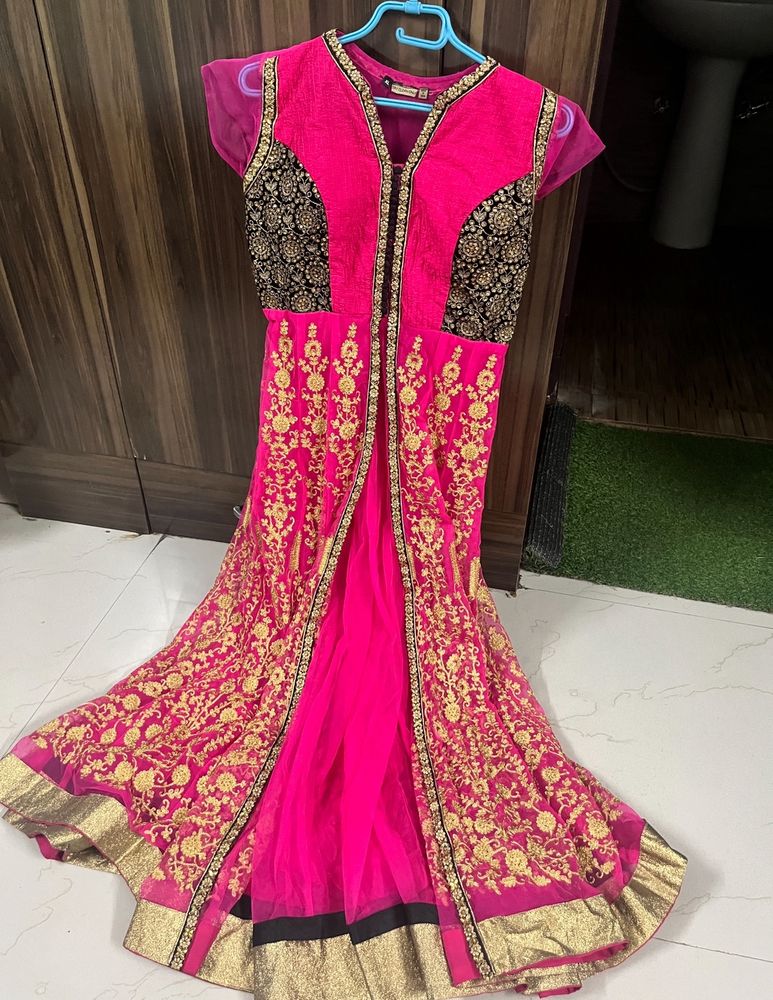 Neww Soch Embroided Pink Gown