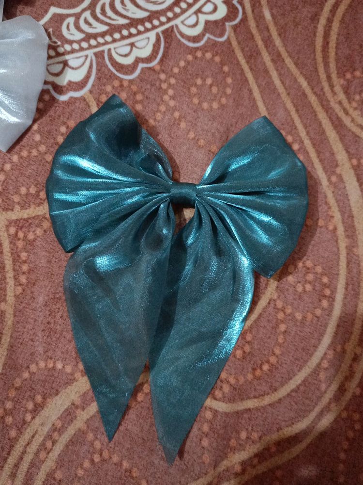 Satin Shine Hair Bow Clip