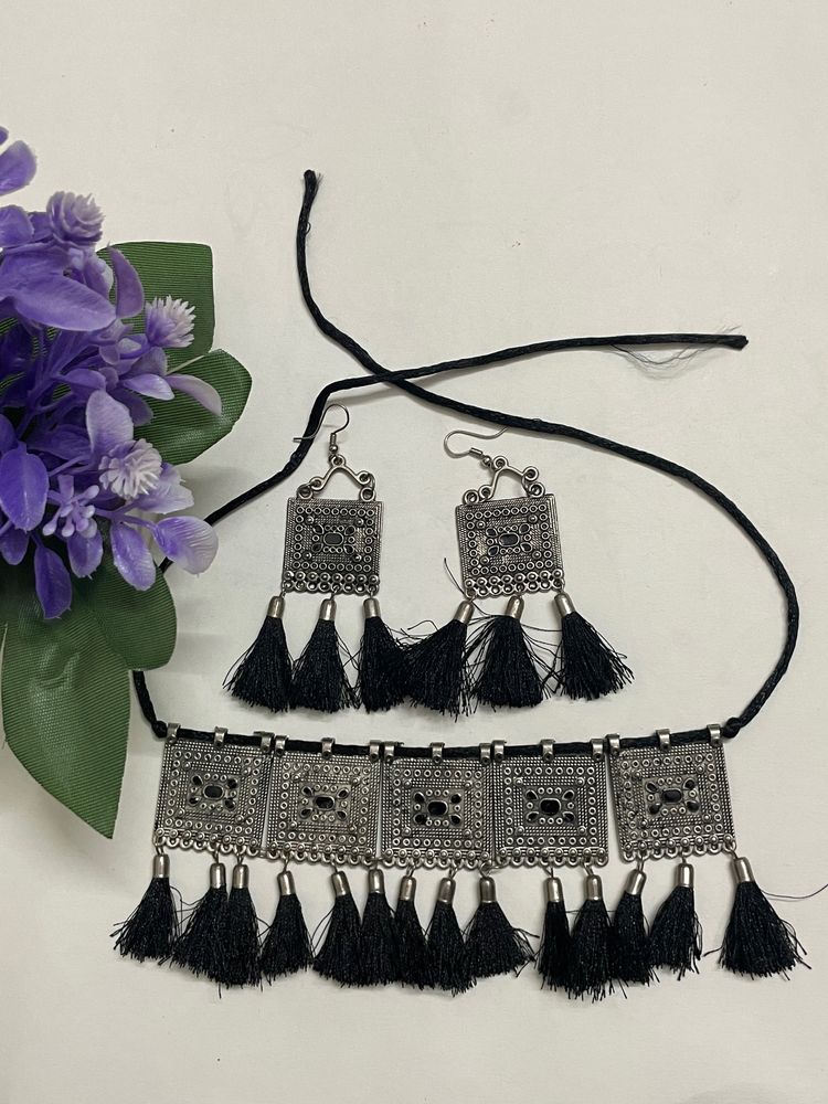 Oxidised Jwellery Set