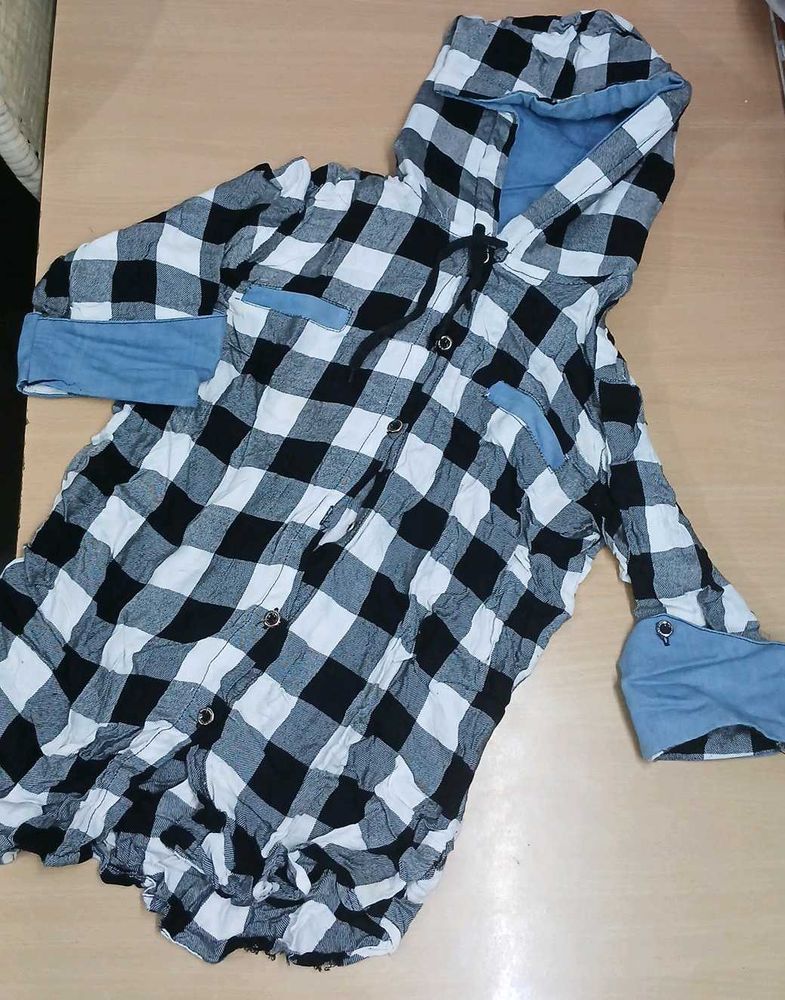 Black&White Check Shirt