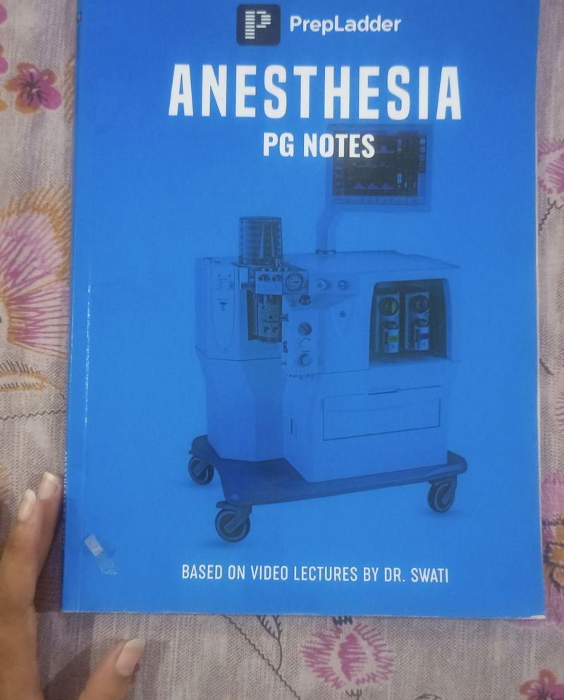 Prepladder Anesthesia PG Notes