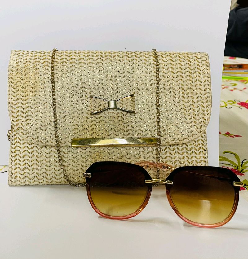 Combo Of Sling Bag And A Sunglass