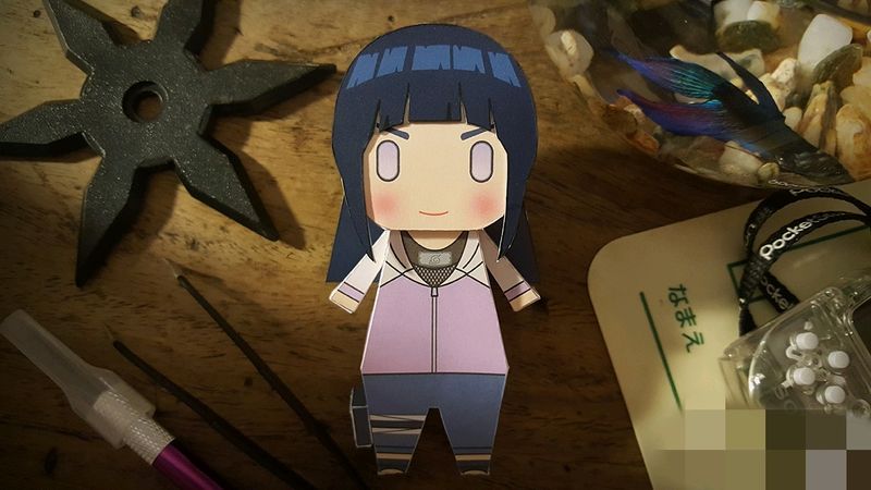 Anime Naruto Shippuden Hinata Chibi Figurine