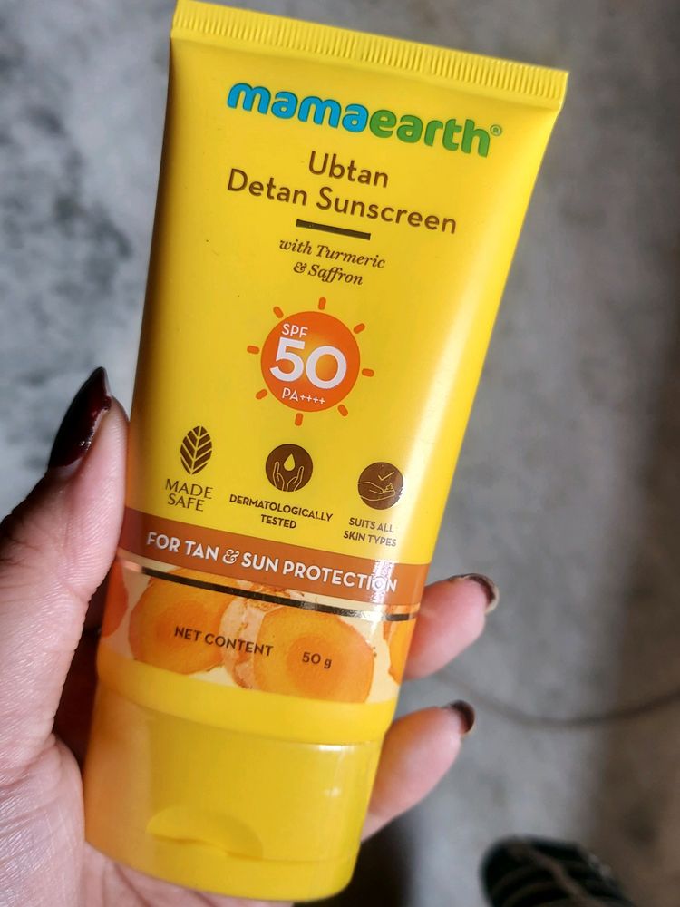 Mamaearth Ubtan Detan Sunscreen