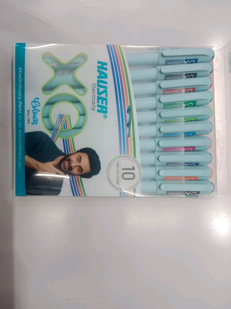 Hauser Xo 12 Colour Ball Pen Set