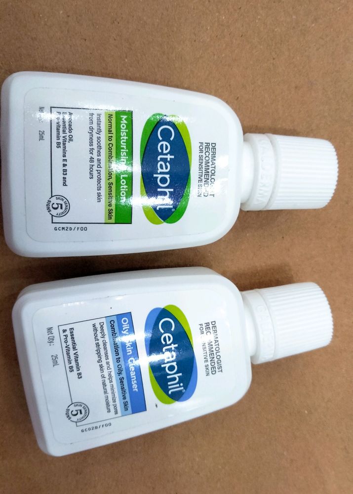 Combo Cetaphil Face Wash Moisturizer