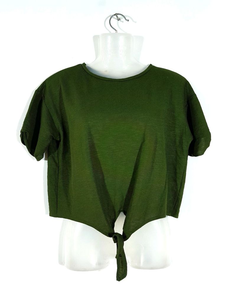 Dark Olive Green Top (Women's)