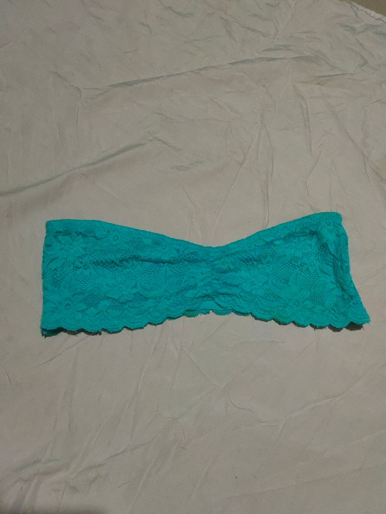 Firozi Tube Bra Size L