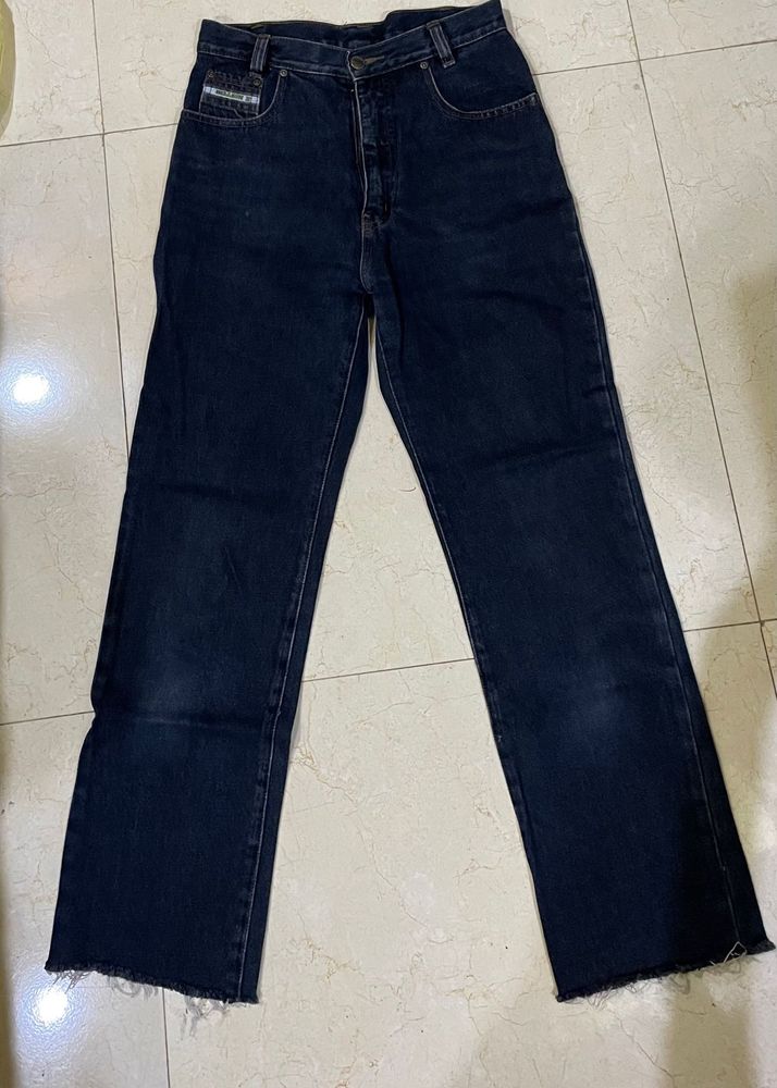 Vintage Dark Blue Denim