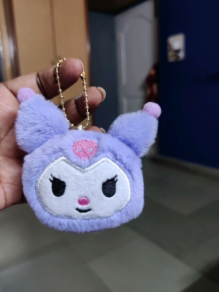 Kuromi Plush Keycharm