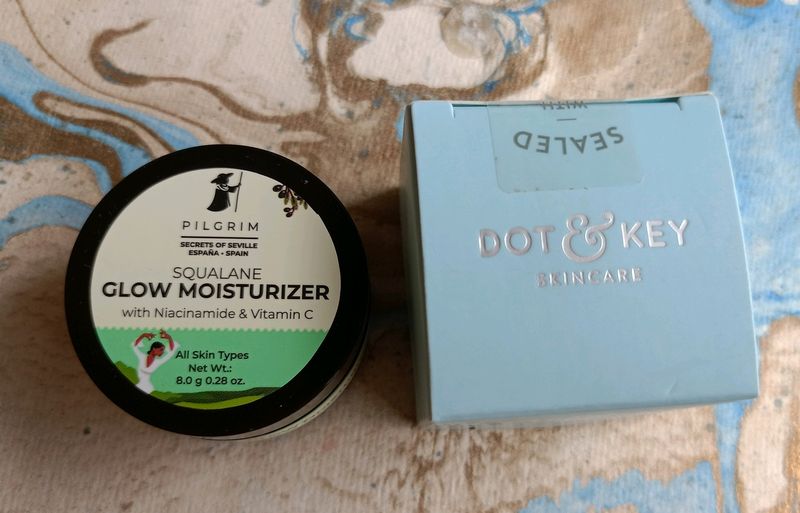 Combo Of 2 Mini Moisturizer From Dot&Key & Pilgrim