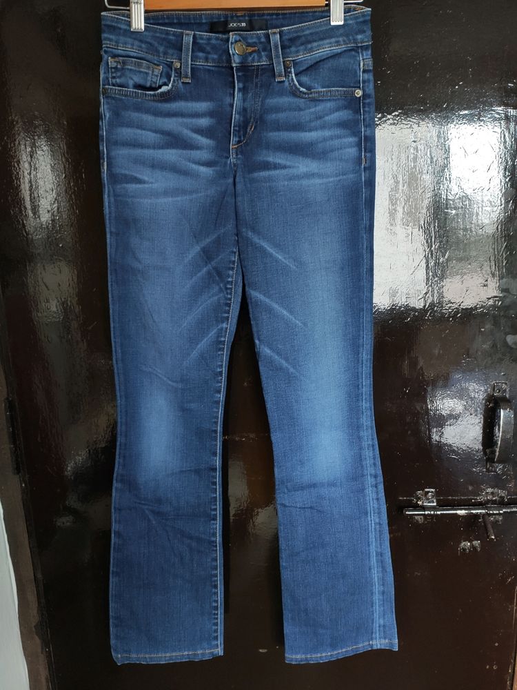 Slim Fit Mini Bootcut Jeans Low Rise