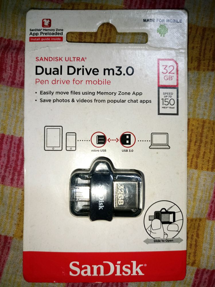 Sandisk Otg Pendrive 32 GB (TYPE - B)