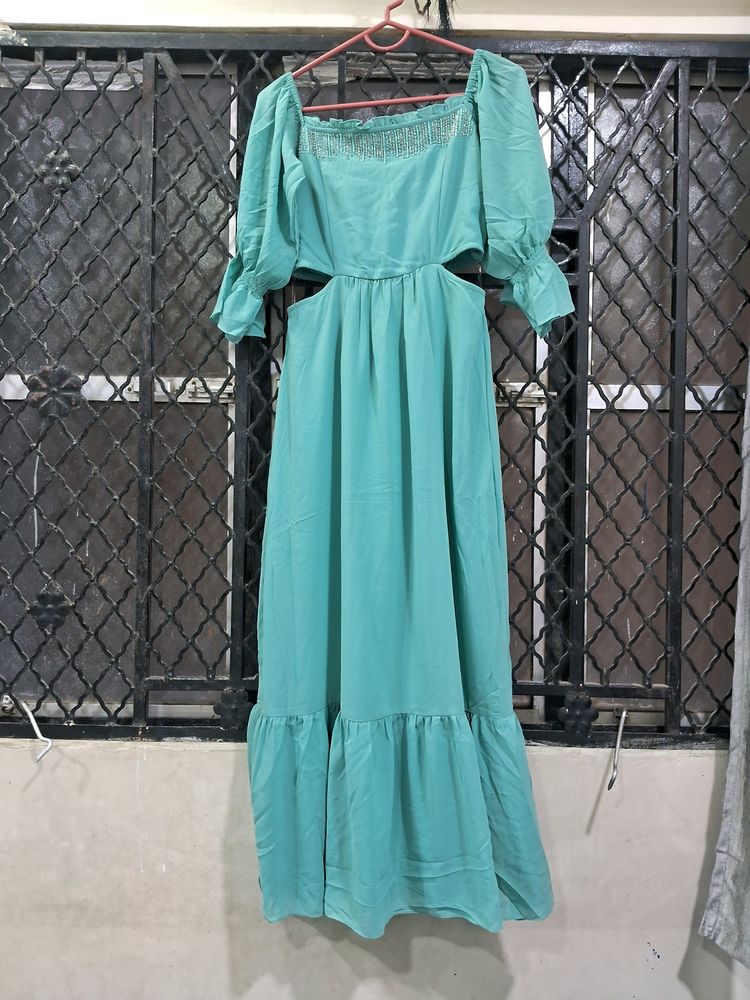 AND Teal Maxi Dress