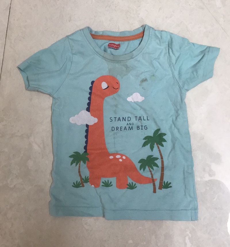 Dino Print T Shirt