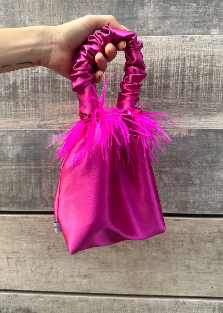 Satin Scrunchie Handbag