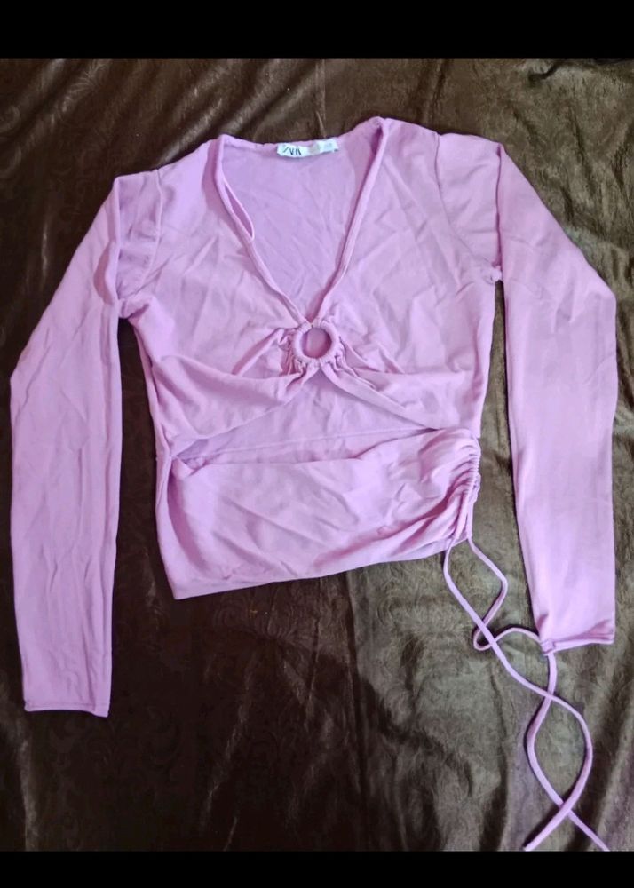 Authentic Zara Light Purple Top