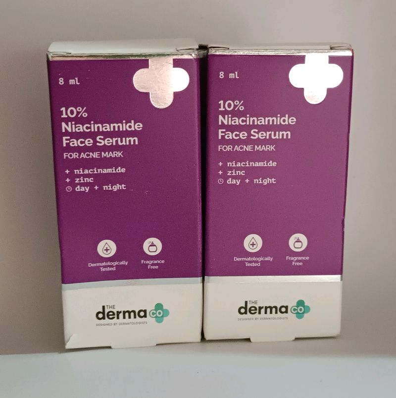 The Derma Co Combo Of 10% Niacinamide Face Serum