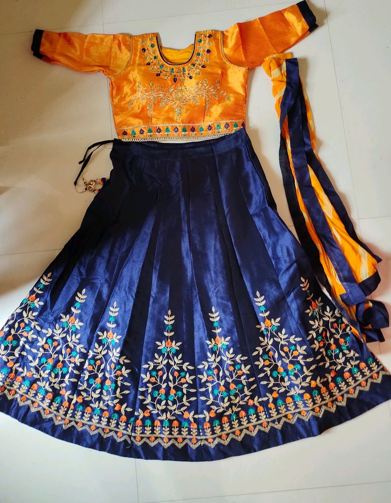 New Skirt And Top With Dupatta