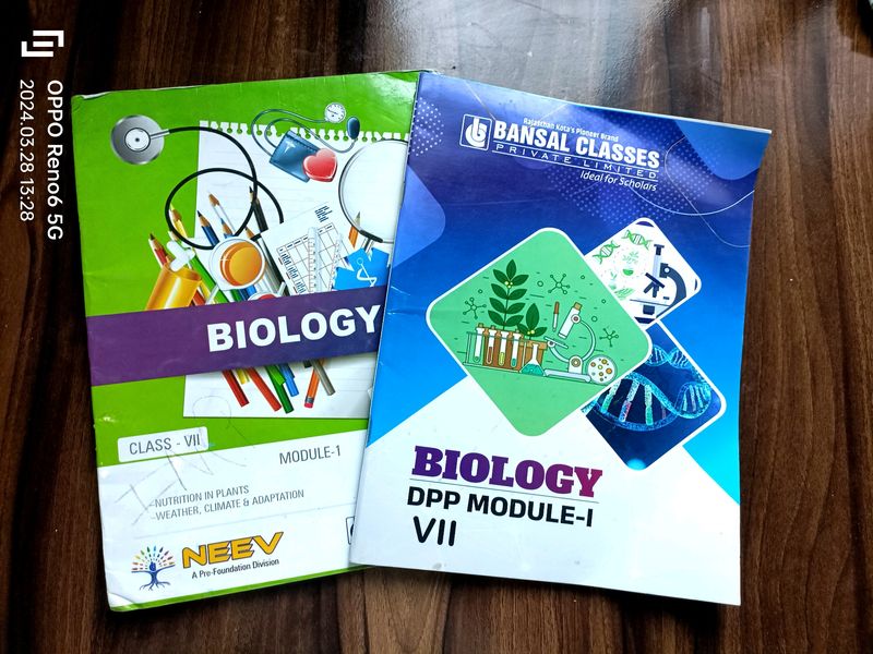 Class 7th Biology Module With Daily Practice Paper