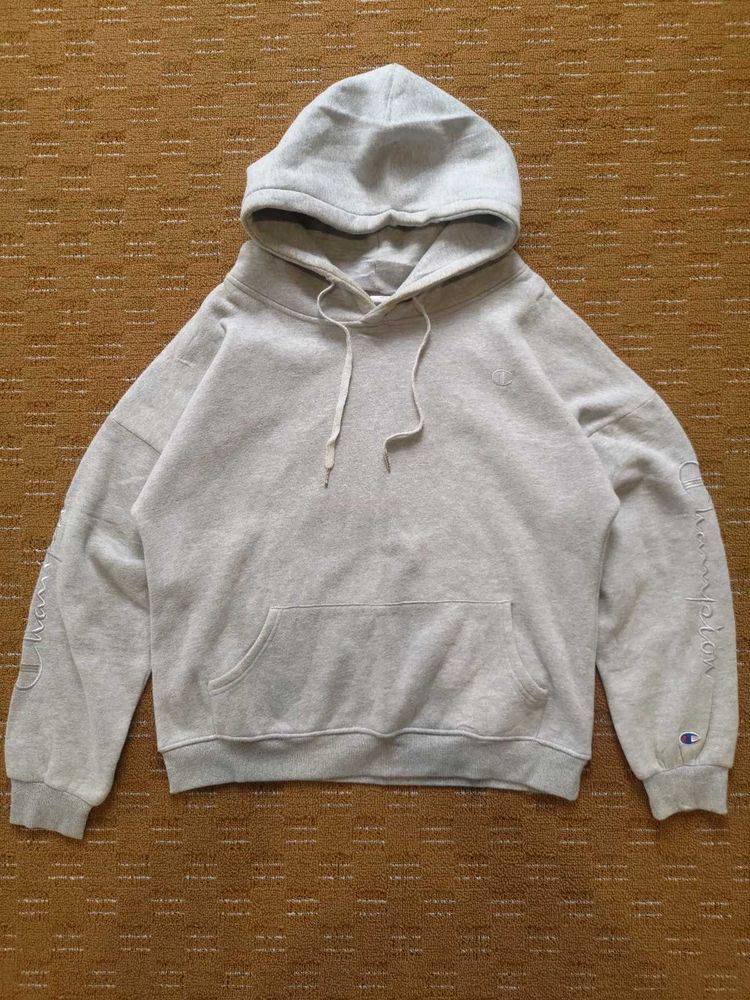 CHAMPION GREY HOODIE