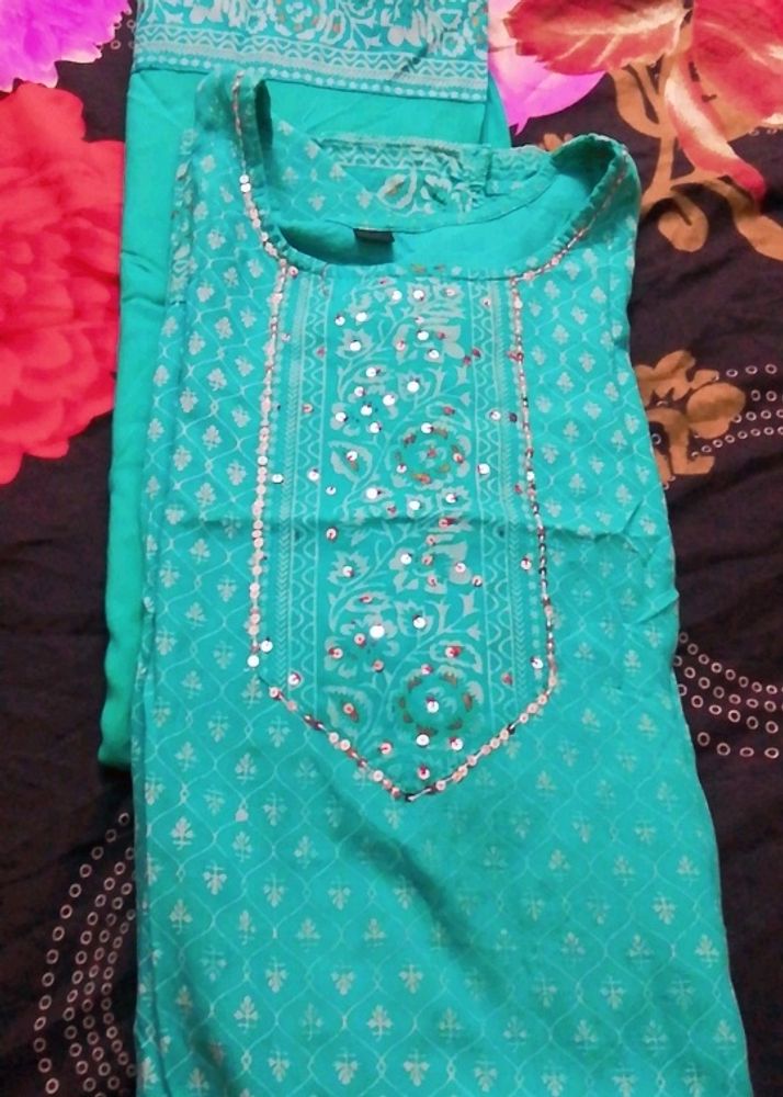 Beautiful Plazoo Kurti Set