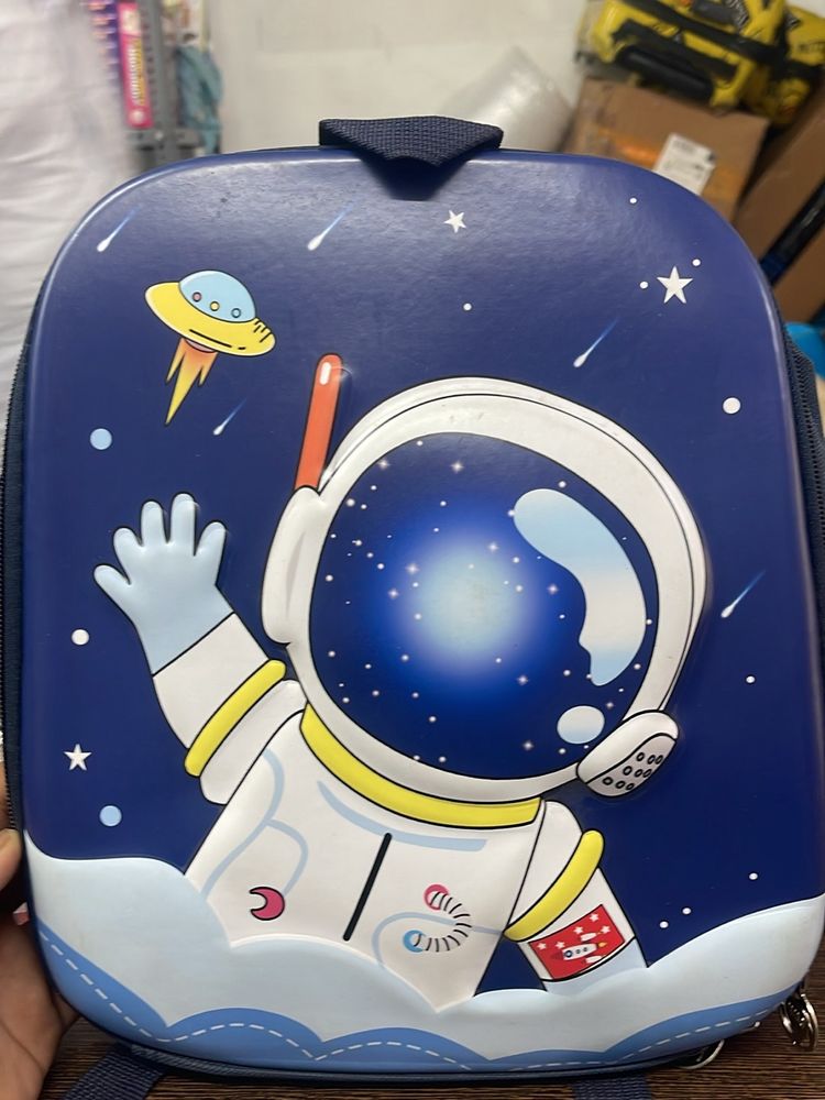 Space Printed 3D Backpack For Kids