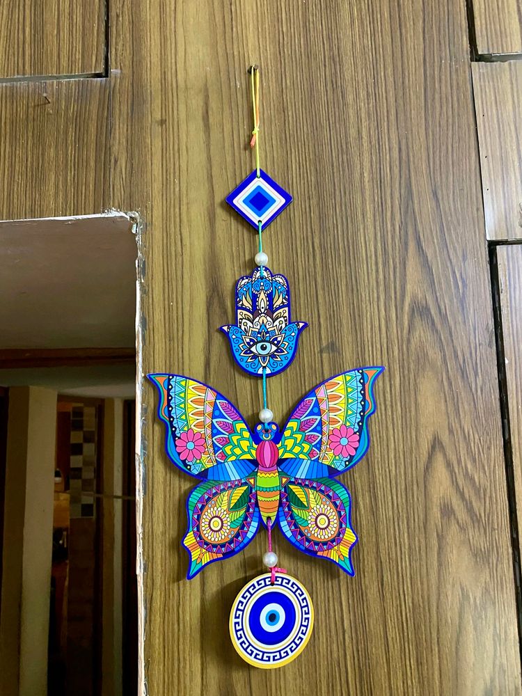 New Trending Wooden Butterfly Evil Eye