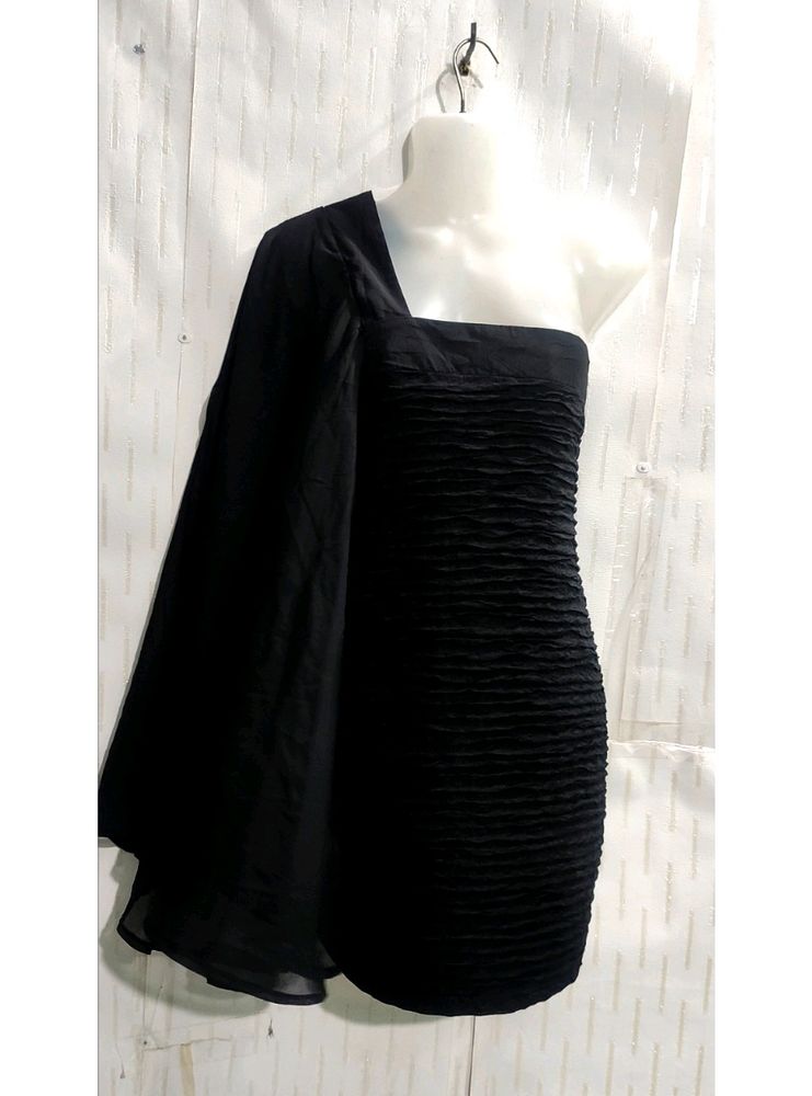 Stylish Black Mini Dress for Women's