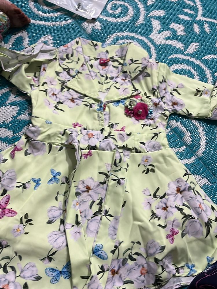 Baby Little Green New Frock