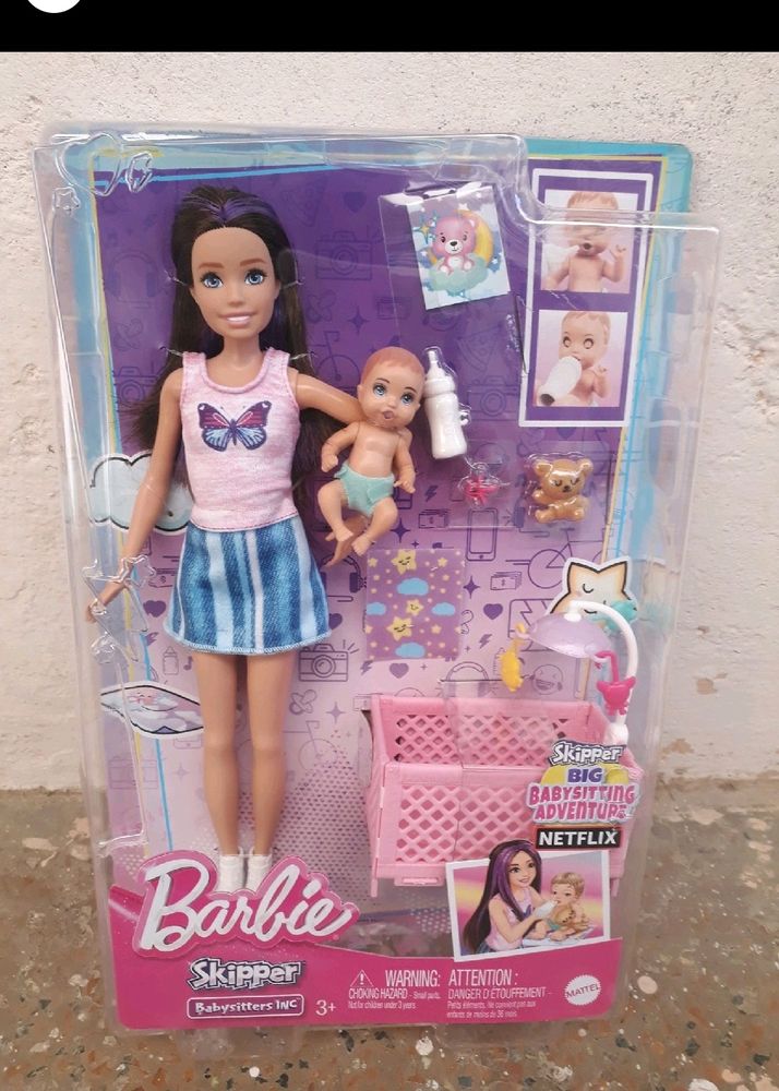 Barbie skipper & Ken Doll Set ( Combo)