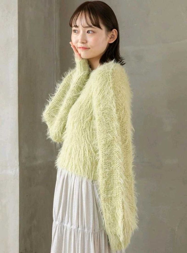 Pinteresty Fur Knitted Jumper