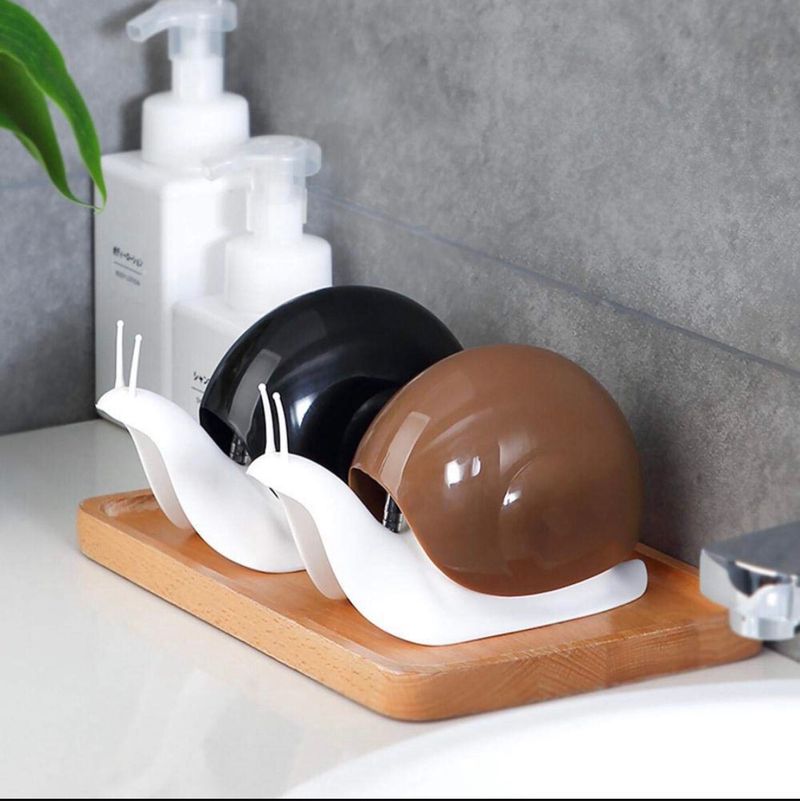 1 Pc Cute Snail Soap Dispenser