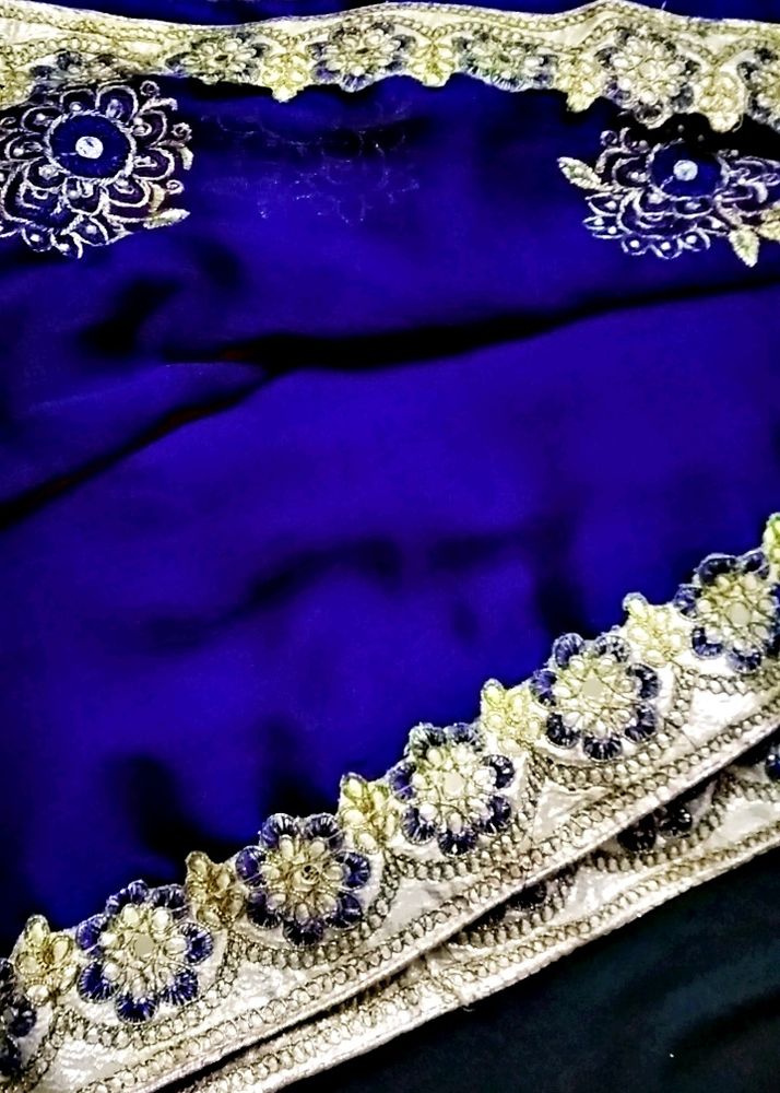 Saree With Attached Blouse