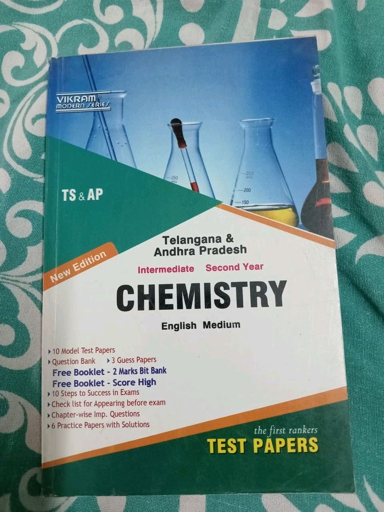 Intermediate Second Year Chemistry Test Papers