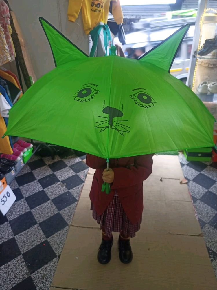 Green Umbrella For KIDS