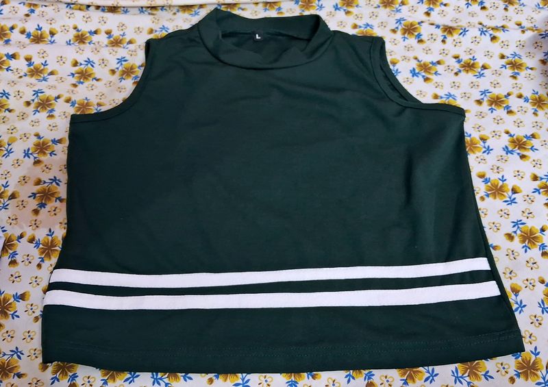 Emerald Green Crop Top