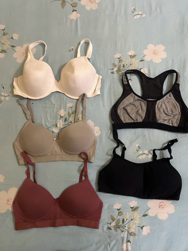 Pack Of 5 Bra