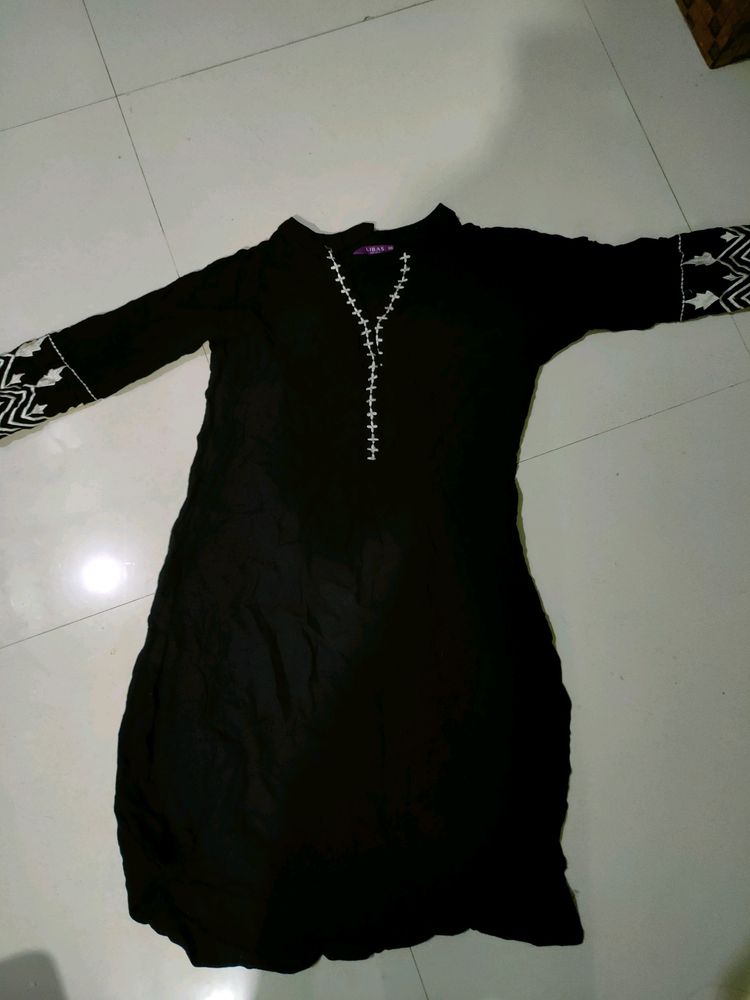 Libas Black Kurti Like New