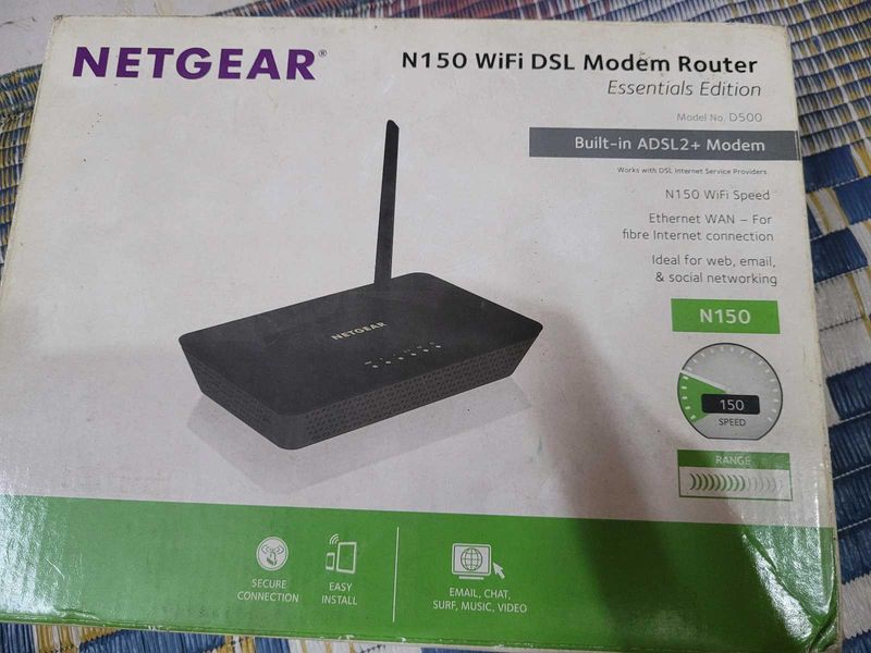 Netgear N150 Wifi Dsl Modem Router