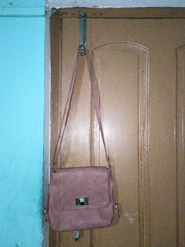 Sling Bag Peach Colour