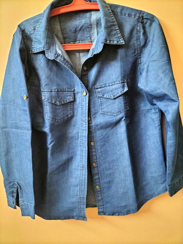 Blue Denim Shirt