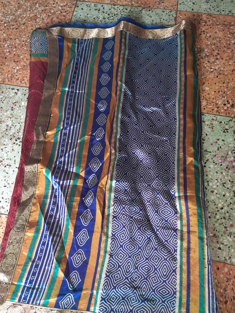 Blue Saree