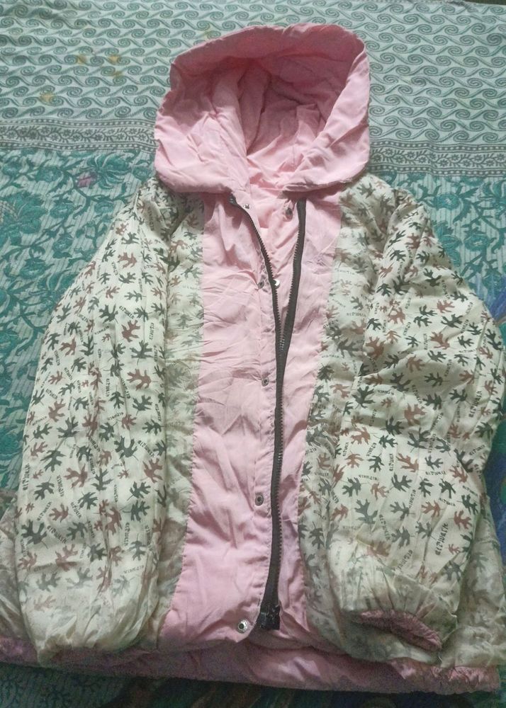 Baby Pink  Girl Jacket