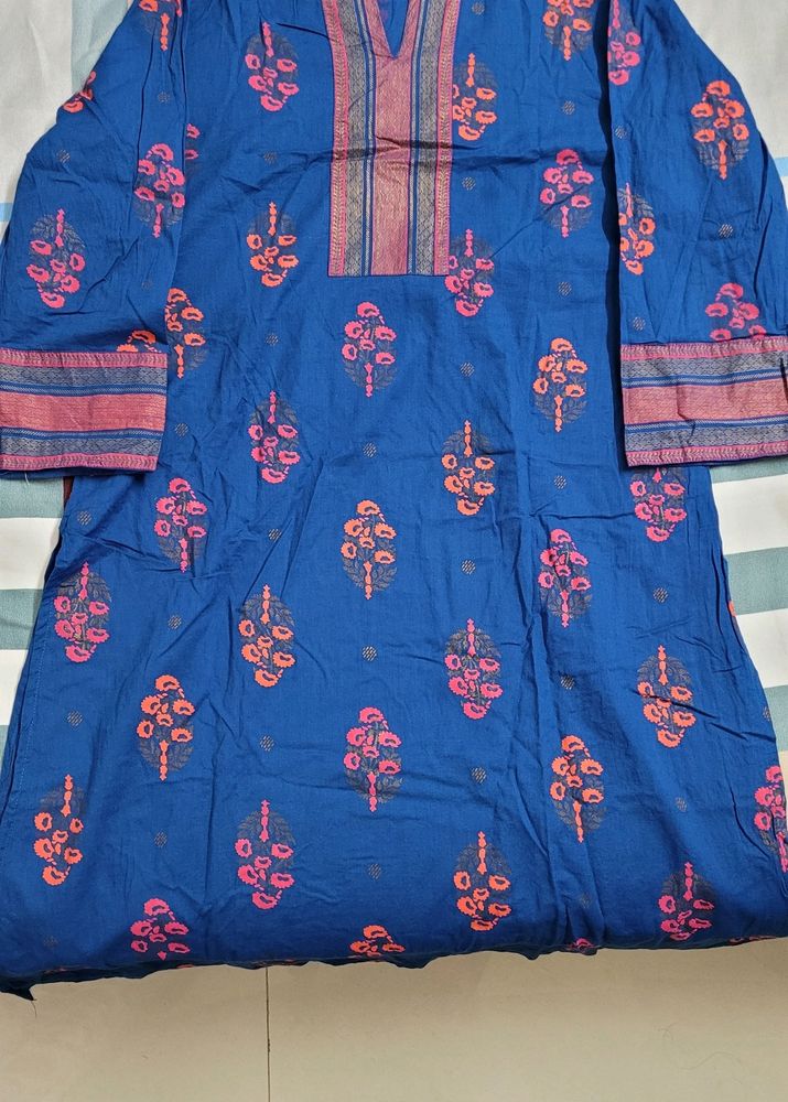 Max Blue COLOR kurti In Very Good Condition