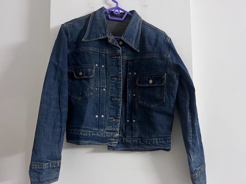 Expozay Denim Jacket Short