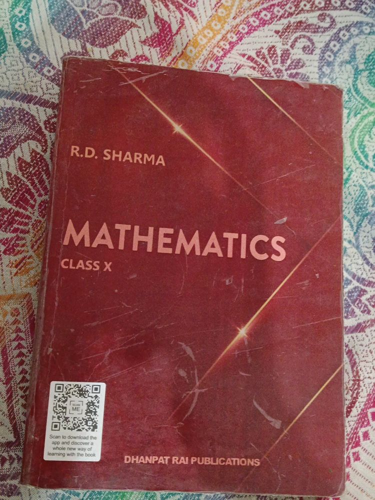 RD Sharma For Class 10th 2023 Edition With MCQ