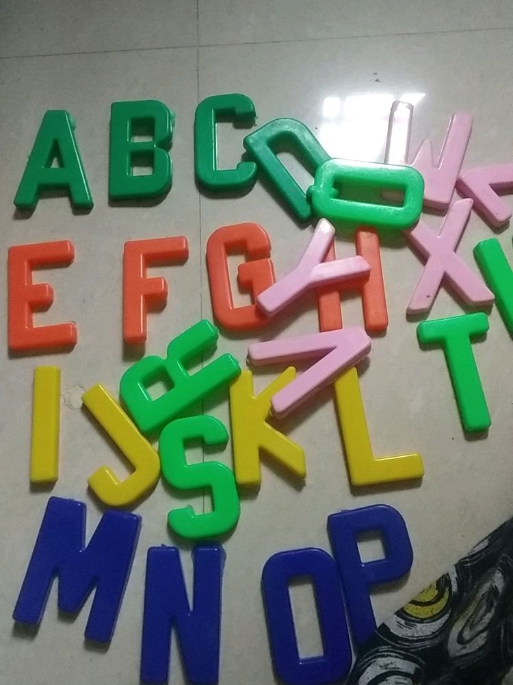 Big Size Plastic Alphabet A To Z. Children Love To Play And Learn